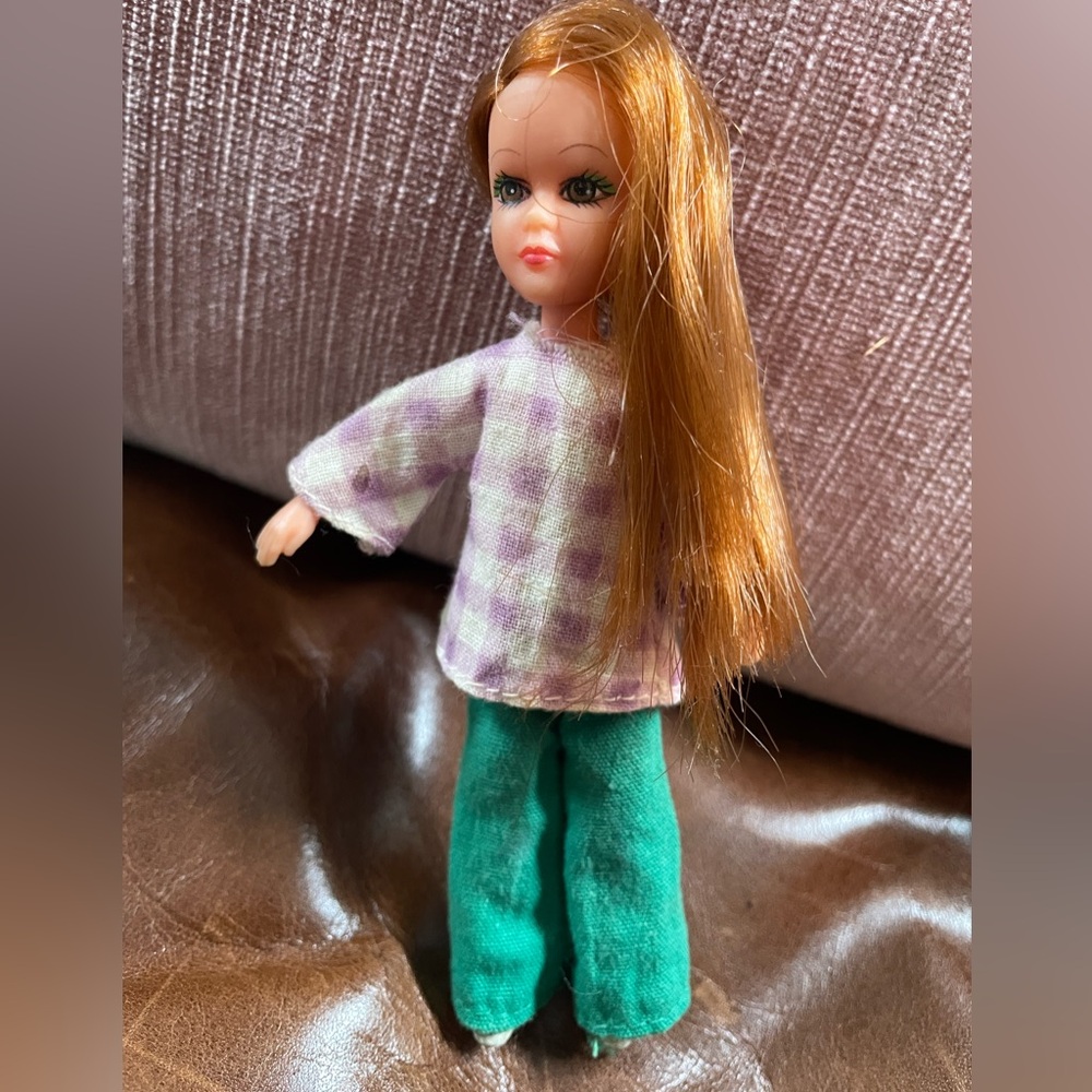 1973 Original Vintage Miss Matchbox Doll "Polly Painter" #5